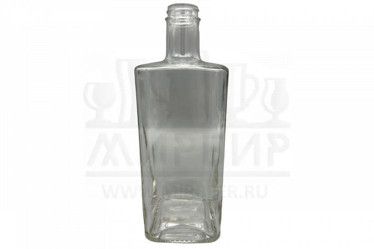 Бутылка стеклянная КЕНДО 1л. прозрачная, с пробкой
