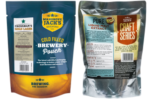 Комплект: Mangrove Jack's Traditional Series "Crossman's Gold Lager", 1,8 кг + Mangrove Jack's "Pure Light", 1,2 кг