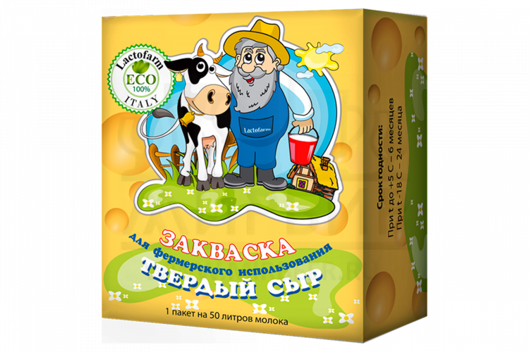 Закваска для приготовления сыра Lactofarm ECO "Твердый сыр"