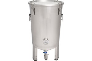 ЦКТ с краном для слива дрожжей нержавеющая сталь, 32 л.