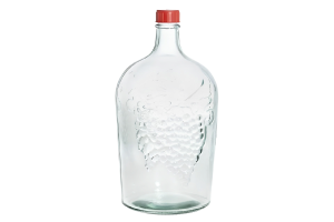 Бутыль "Виноград" прозрачная ТО d38 , 5л.