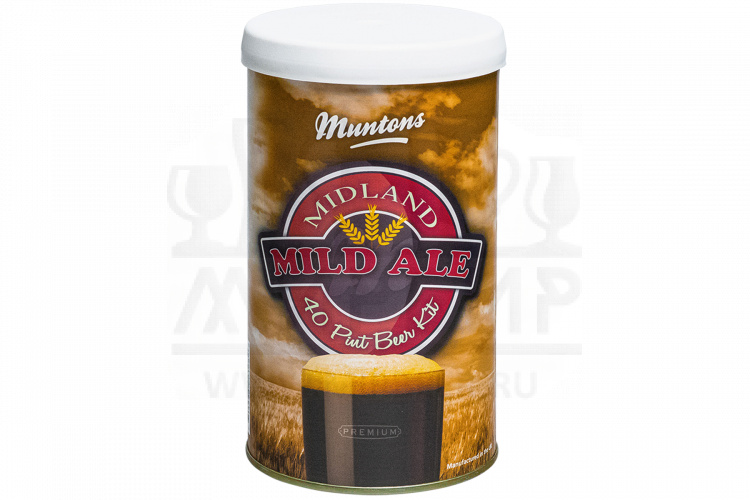 Солодовый экстракт Muntons "Midland Mild", 1,5 кг