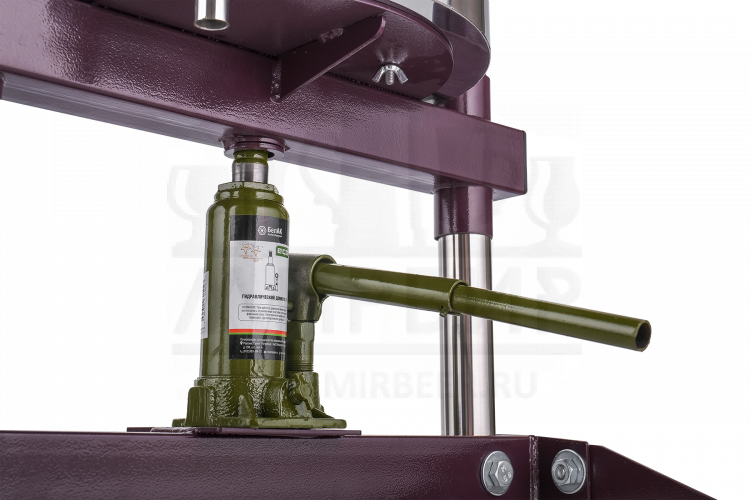 Пресс для сока домкратный гидравлический, 10 л, без кожуха