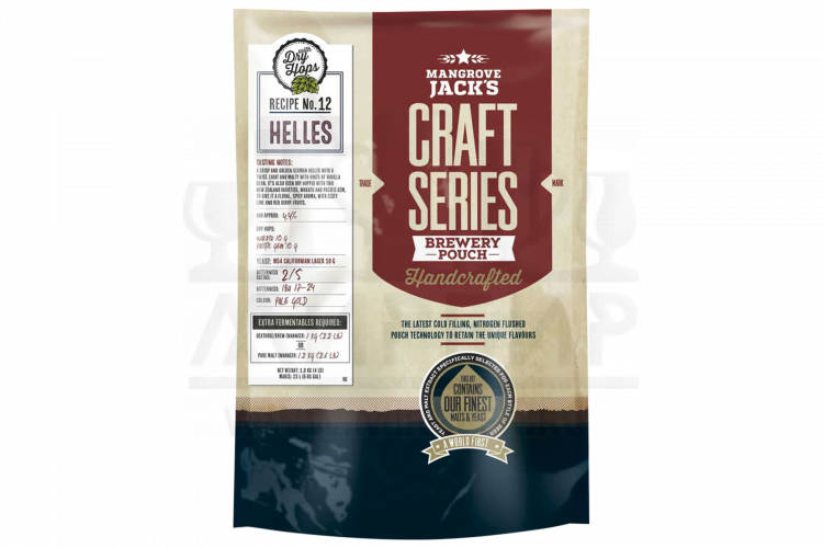 Солодовый экстракт Mangrove Jack's Craft Series "Helles Lager with Dry Hops", 1,8 кг