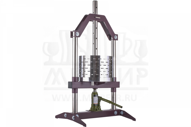 Пресс для сока домкратный гидравлический, 10 л, без кожуха