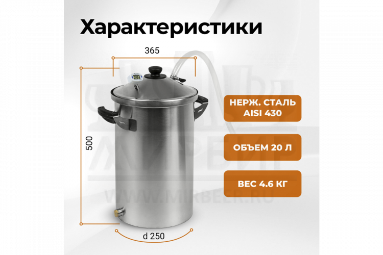 Коптильня Hanhi с функцией шашлычницы, 20 л.