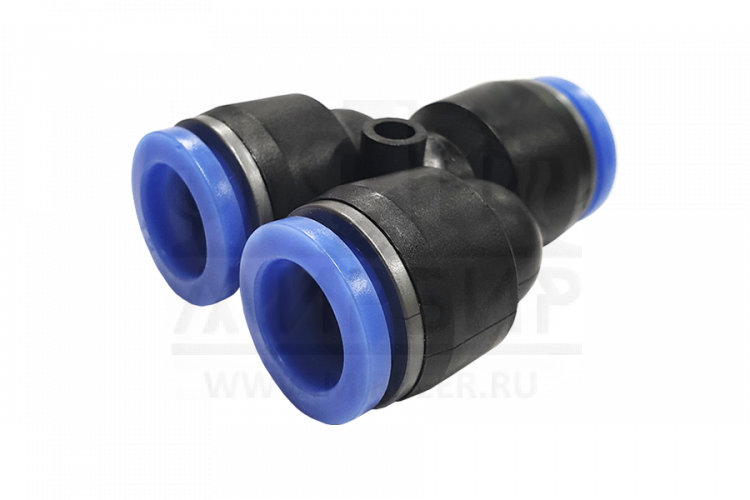 Тройник Y-образный для пневмошланга 10*6,5 мм