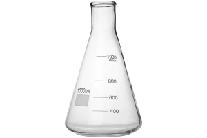 Мерная колба стеклянная, 1000 мл.