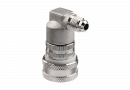 Фитинг газовый ball lock для Корнелиус-кега (нержавеющая сталь, с резьбой)