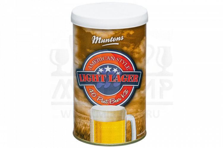 Солодовый экстракт Muntons "American Light Lager", 1,5 кг