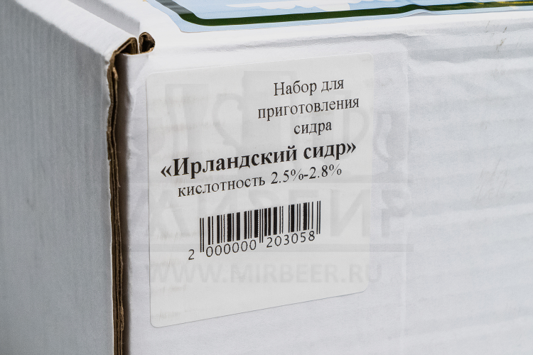 Набор для приготовления сидра Beervingem "Ирландский сидр" на 25 л