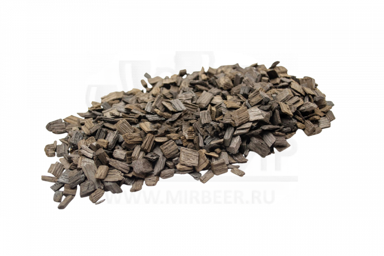 Щепа дубовая (стружка), сильн.обжиг, 50 г.