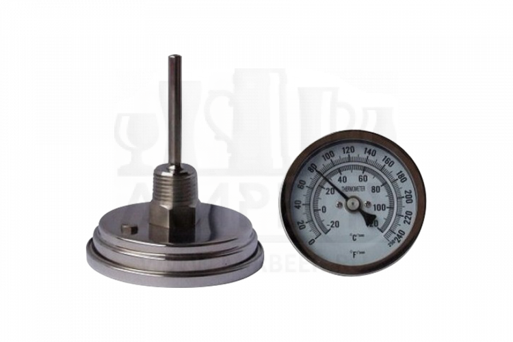 Термометр аналоговый для сусловарочного котла (0...100 °C)