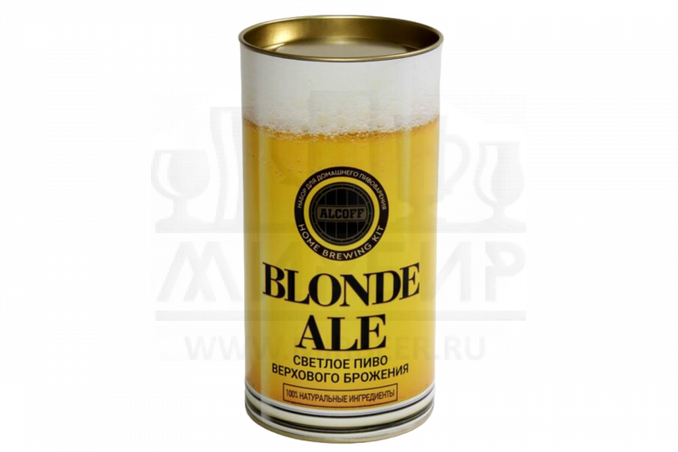 Охмелённый экстракт ALCOFF "BLOND ALE" светлый эль, 1.7 кг.