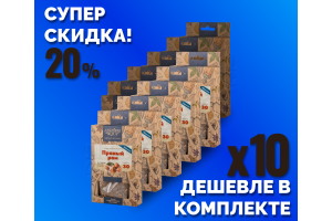 Комплект: Наборы Алхимии вкуса № 30 для приготовления настойки "Пряный ром", 50 г, 10 шт.