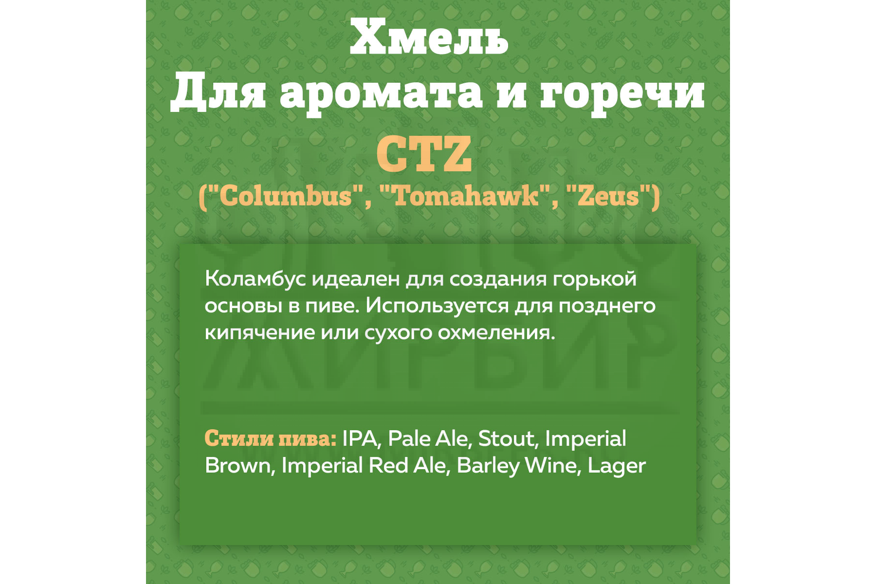 Хмель Beervingem 