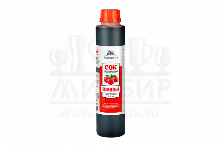 Концентрированный сок Домашняя Мануфактура "Клюквенный", 1 кг
