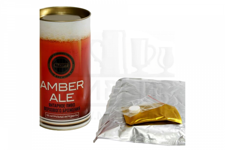 Охмелённый экстракт ALCOFF "AMBER ALE" янтарное, 1.7 кг.