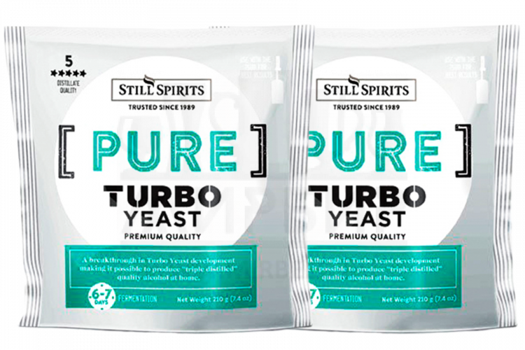 Комплект: Спиртовые дрожжи Still Spirits "Pure Turbo", 117 г, 2 шт. 