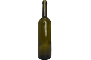 Бутылка винная "БОРДО" оливковая 0,75л. пробка 24*35, ТУК 31*60
