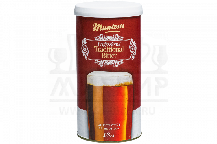 Солодовый экстракт Muntons "Traditional Bitter", 1,8 кг