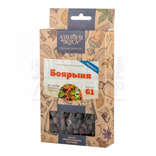 Набор Алхимия вкуса № 61 для приготовления настойки "Боярыня", 54 г