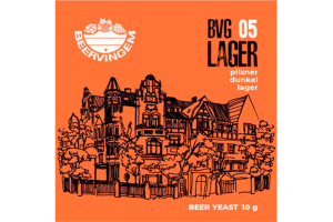 Дрожжи Beervingem для светлого пива "Lager BVG-05", 10 г