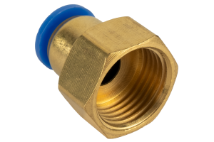 Фитинг 1/2" для пневмошланга 10*6мм.,  внутренняя резьба, латунь