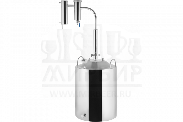 Самогонный аппарат Финка, куб с купольным верхом на  40 л