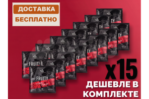 Комплект: Спиртовые дрожжи Bragman "Fruity Turbo", 72 г, 15 шт. 