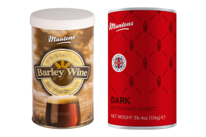 Комплект: Muntons "Barley Wine", 1,5 кг + Muntons "Dark", 1,5 кг