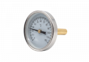 Термометр биметаллический ОСЕВОЙ 0 - 120° С, гильза: 50 мм, Ø - 11 мм
