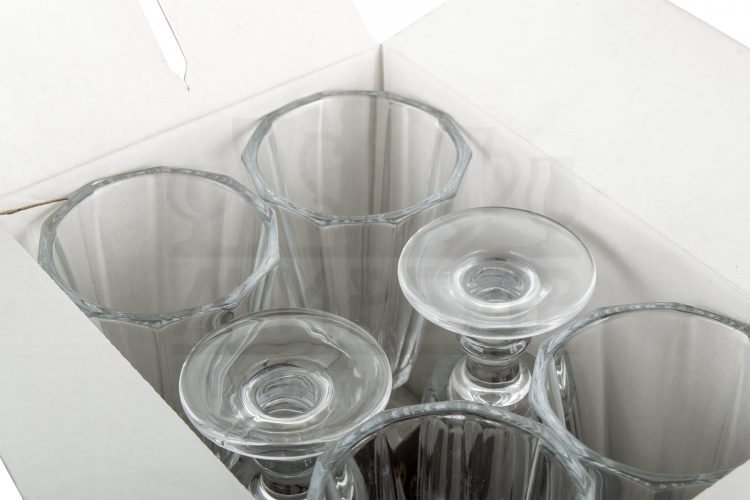 Подарочный набор из 6 рюмок-лафитников "ЛАФИТЕК" 35 мл "Охота и рыбалка"