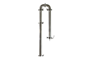 Бражная колонна 1.5"1/2 (Холодильник, дефлегматор, отвод под терм. 90, отвод 90, царга 50 см, 6 хомутов, 6 прокладок)