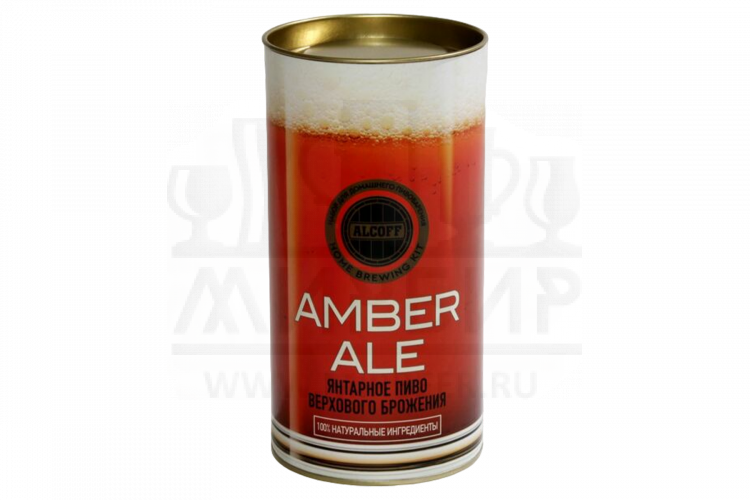 Охмелённый экстракт ALCOFF "AMBER ALE" янтарное, 1.7 кг.