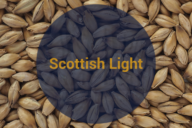 Солод Scottish Light 12 ppm Malt (Crisp), 1 кг.