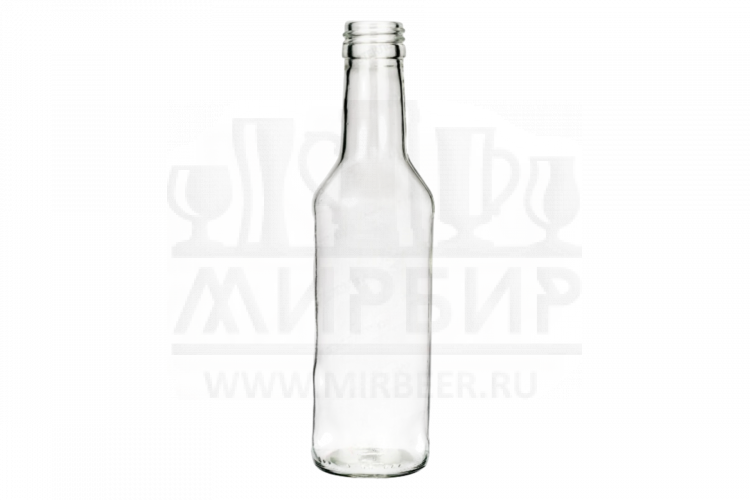 Бутылка стеклянная "Чекушка" без пробки, 250 мл