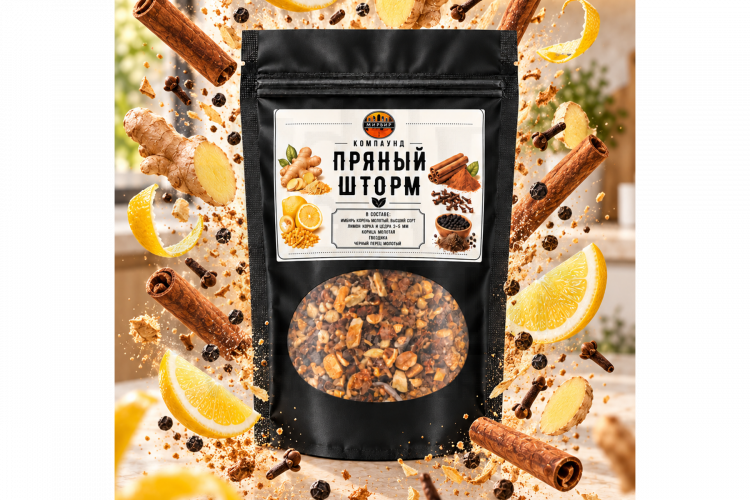 Компаунд «Пряный Шторм» 50г. букет вкусов