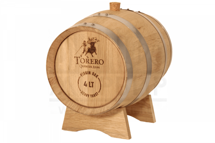 Бочка Torero американский дуб сильный обжиг Н3, 4 л.