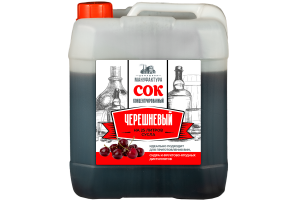 Концентрированный сок Домашняя Мануфактура "Черешневый", 5 кг