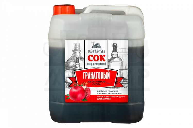 Концентрированный сок Домашняя Мануфактура "Гранатовый", 5 кг