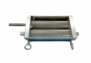 Мельница двухвальцовая с подставкой из полозьев (нерж сталь)