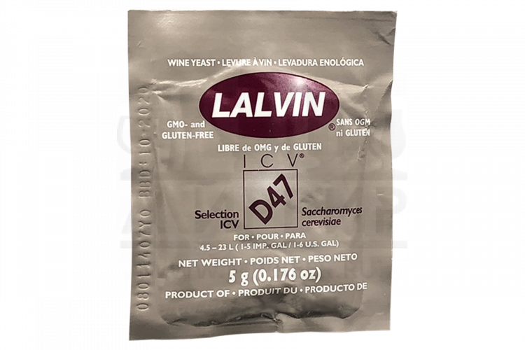 Винные дрожжи Lalvin "ICV/D47", 5 г