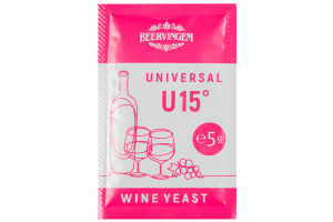 Дрожжи винные Beervingem "Universal U15", 5 г