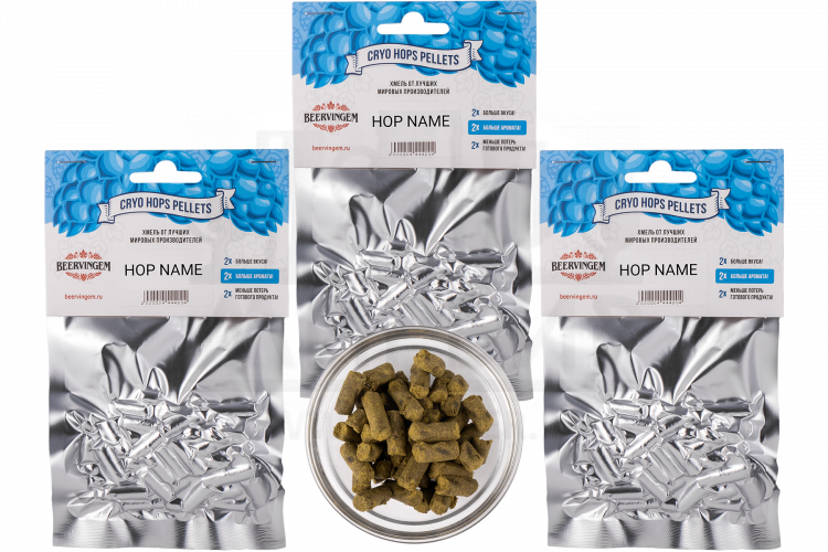 Комплект: Хмель Beervingem "Sabro Cryo Hops", 25 г, 3 шт. 