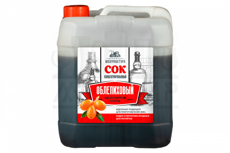Концентрированный сок Домашняя Мануфактура "Облепиховый", 5 кг