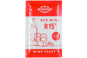 Дрожжи винные Beervingem "Red Wine R15", 5 г