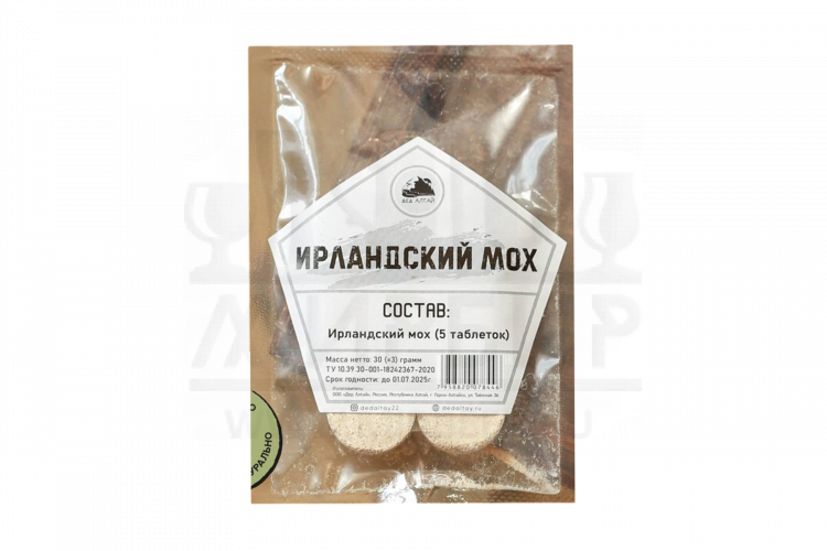 Осветлитель Ирландский мох 30г. (5 таблеток)