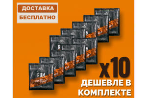 Комплект: Спиртовые дрожжи Bragman "Rum Turbo", 72 г, 10 шт. 