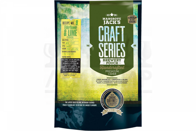 Сидровый экстракт Mangrove Jack's Craft Series "Elderflow & Lime Cider", 2,4 кг